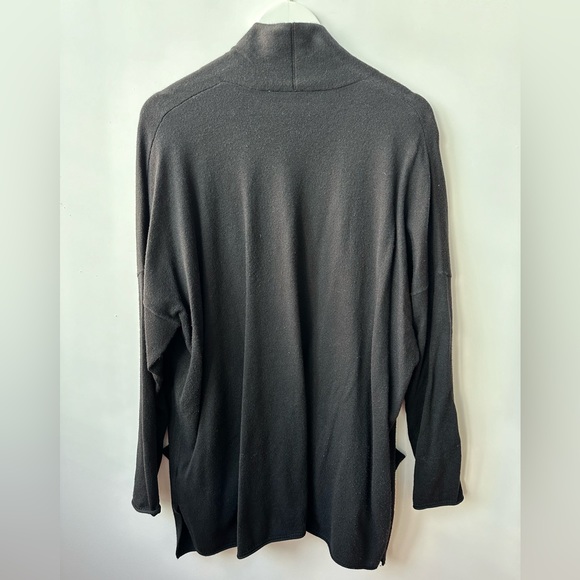 GAP - Solid True Black Open Front Cardigan - XL - Picture 6 of 9